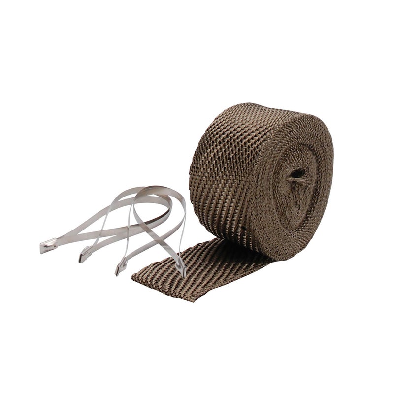 Design Engineering 010123 2" x 25' Pipe Wrap Kit with 4 Locking Ties - Titanium - Image 1